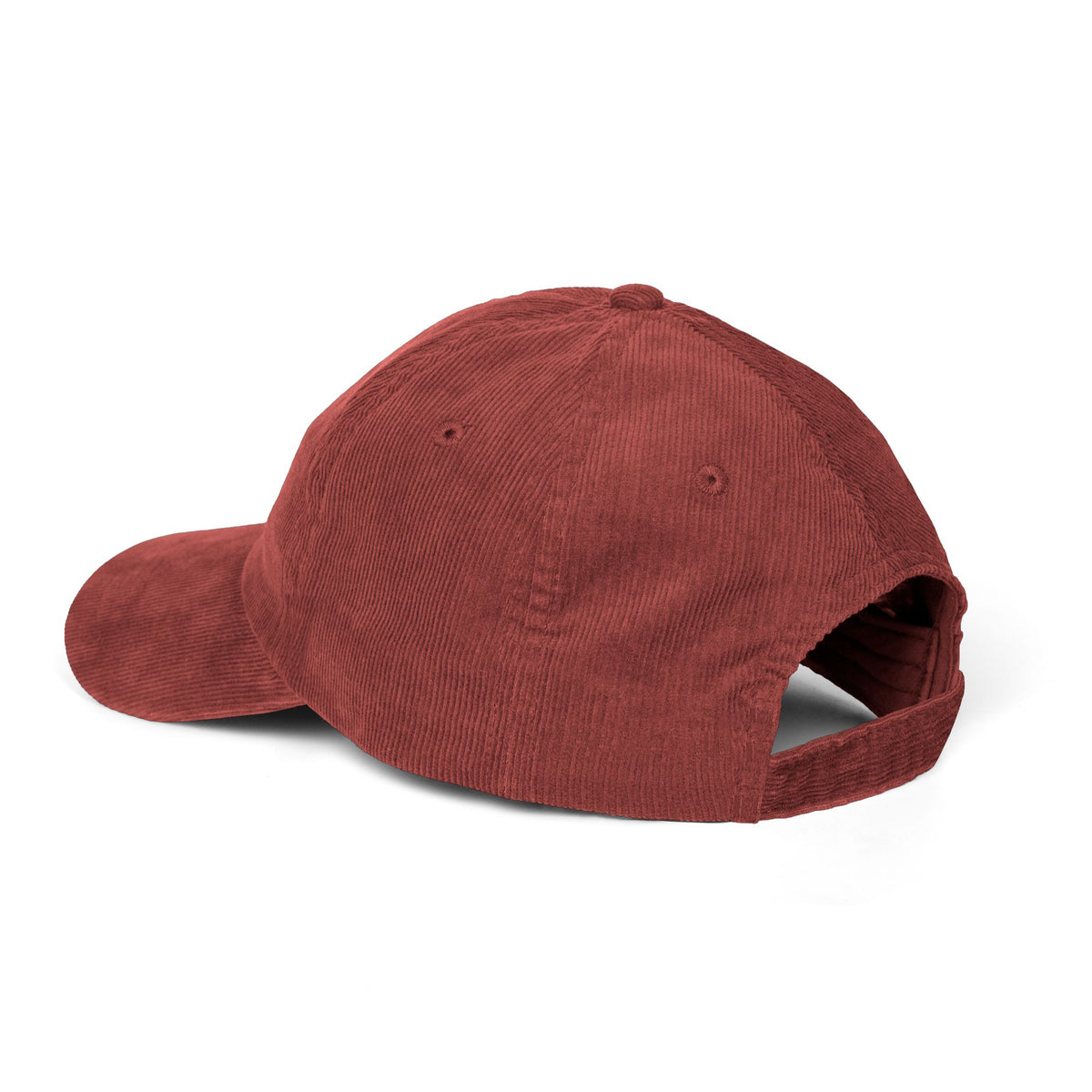 Vintage Corduroy Cap — Embroidered "LUMOOD" Retro Dad Hat