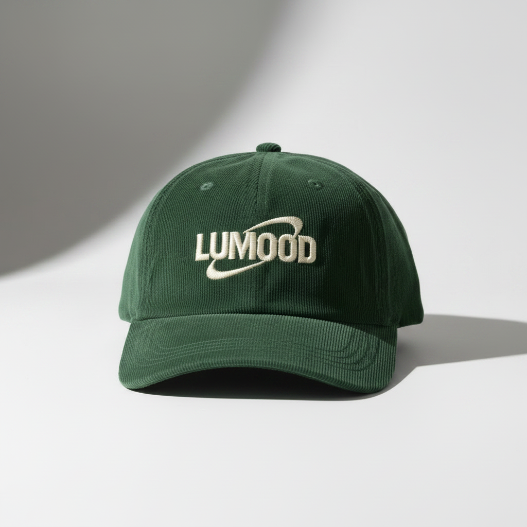 Forest green Corduroy Cap