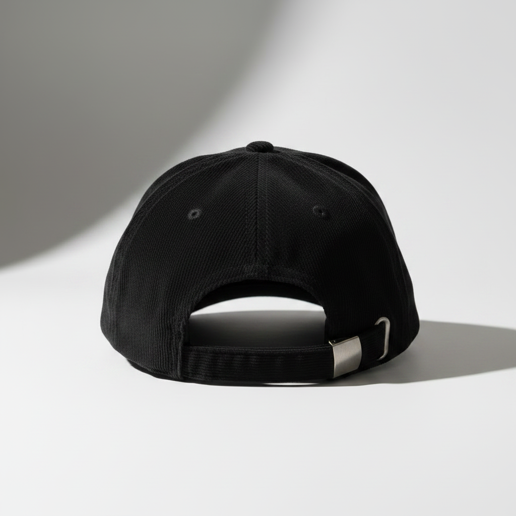 Ash black Corduroy Cap