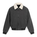 Canvas workwear style short jacket