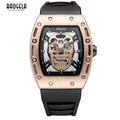BAOGELA Men Watches Pirate Hollow Silica Wristwatch