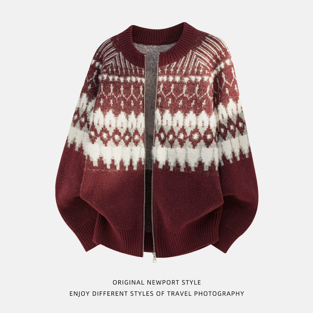 Ethnic style sweater for men