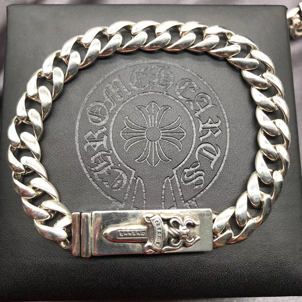 Double ring bracelet for men and women