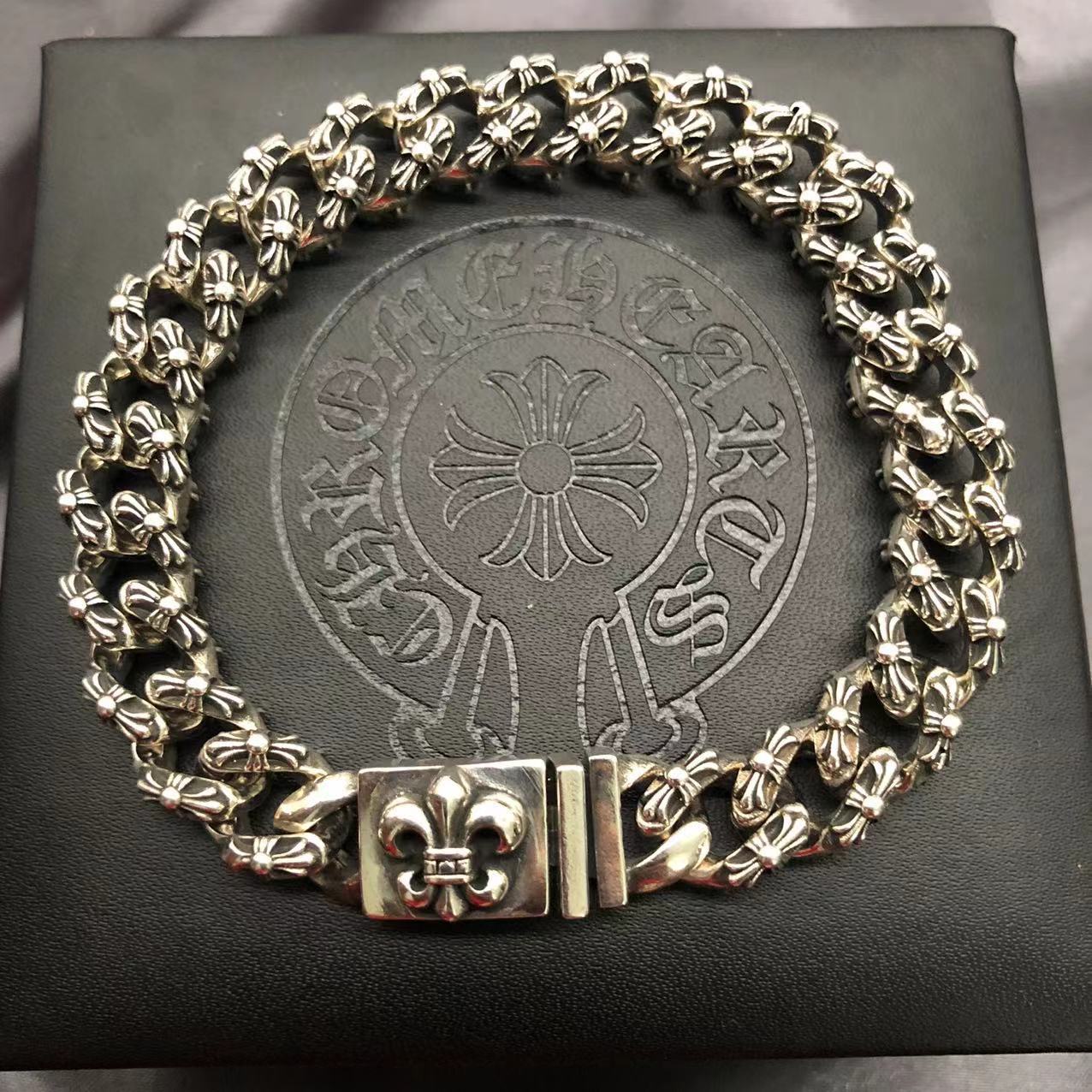 Double ring bracelet for men and women