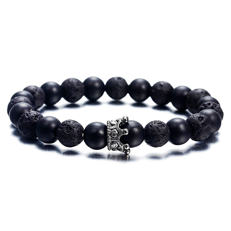 Fashion Beaded Women Men Bracelets Simple Classic Round Bead Charm Bracelets & Bangles For Men Handmade Accessories Gift