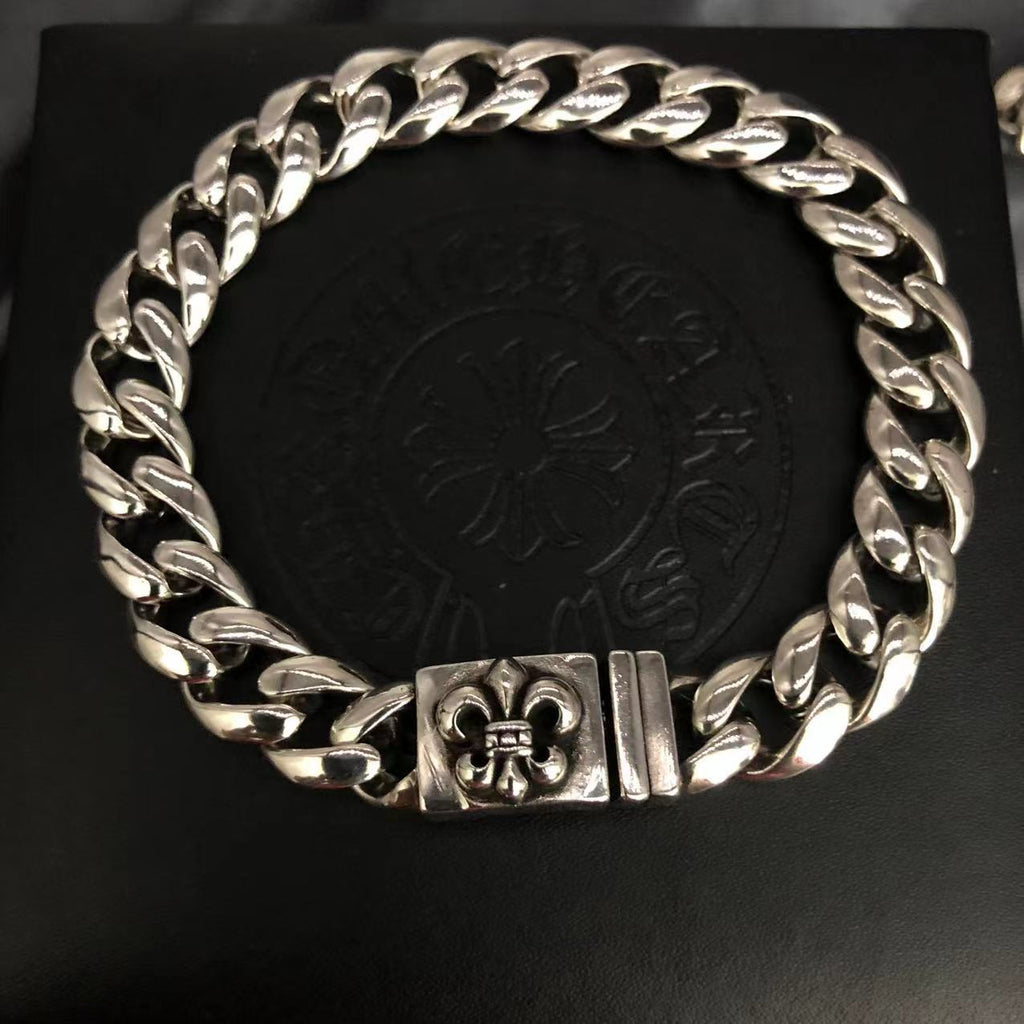 Double ring bracelet for men and women